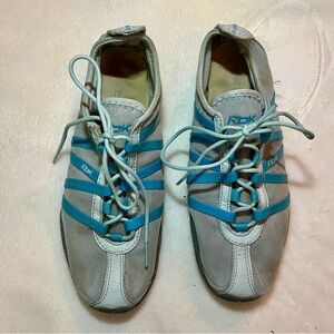 Reebok Blue and White Casual Sneakers